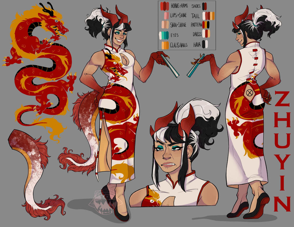 2 Rendered Full Body (250), 1 Rendered Bust (50); $300 Total