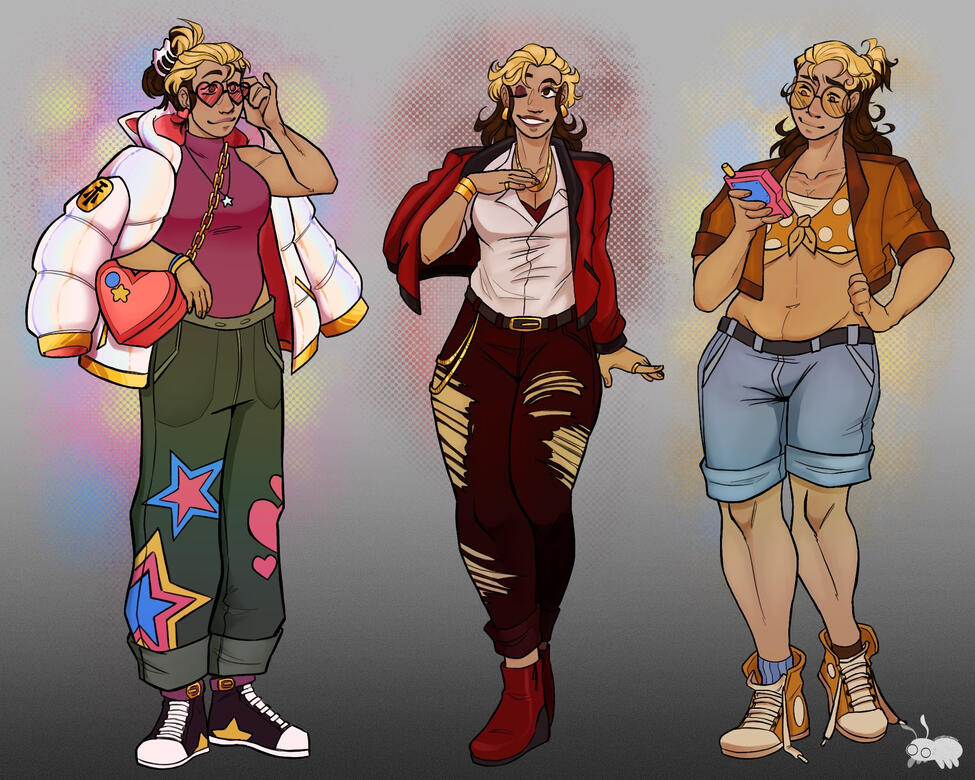 3 Rendered Full Body (375) + Graphic BG (0); $375 Total